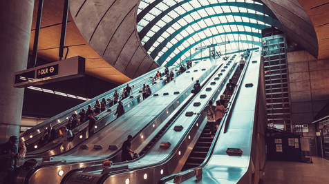 FB Canary Wharf Escalator 1