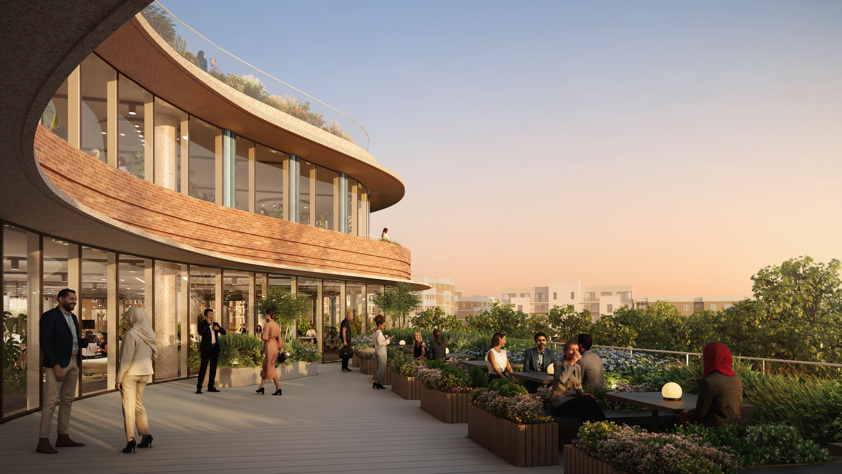 Internal CGI's of Botanic Place