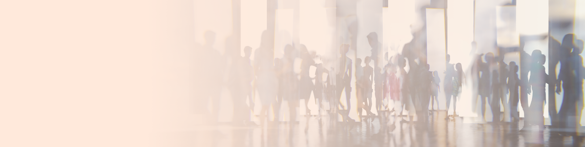 Silhouettes in the background